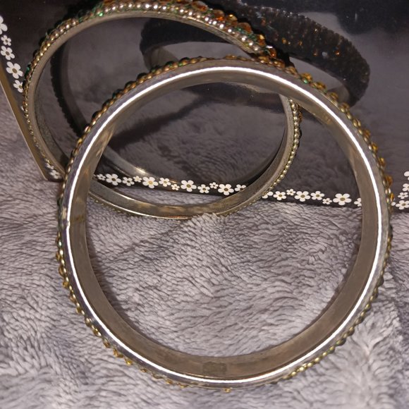 2  Handmade Bangles from India - Picture 9 of 10